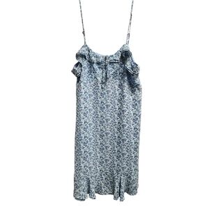 90s Y2K Vintage Floral Strappy Midi Slip Dress M